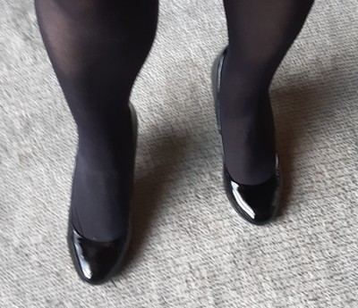 Buffalo London Lack Pumps Schwarz  Gr 39 gebraucht