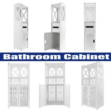 Bathroom Toilet Cabinet Storage Shelf Laundry Cupboard Anyroom Furniture Bay