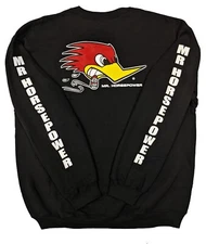 Men's Mr. Horsepower Clay Smith Cams Black Long Sleeve T-Shirt ML18 Small-3XL