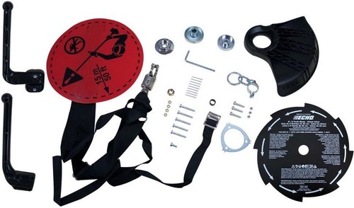 Kit completo Converti Echo serie SRM tagliaerba in lama spazzolino con cinturino - Foto 1 di 10