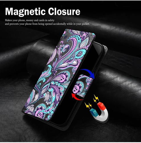 Case for Samsung Galaxy S24 A56 A16 A35 Fnacy Pattern Leather Wallet Phone Cover - Zdjęcie 39 z 78