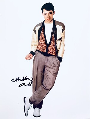 Matthew Broderick HANDSIGNIERT 10x8 Ferris Bueller s Day Off Foto Echtheitszertifikat