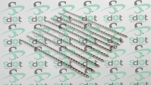 1.5mm Straight Cuttable Plate 30 Holes Mini Fragments By SdOt Instrument - Picture 5 of 6