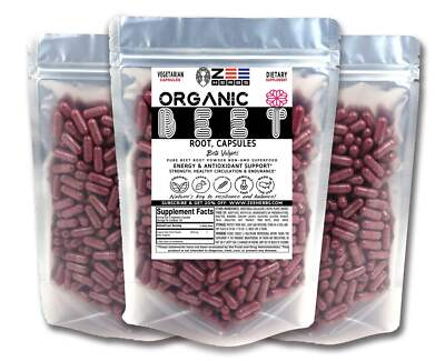#ad Organic Beet Root Capsules 2040mg Nutrient Dense Superfood for Energy amp; Vitali $47.96