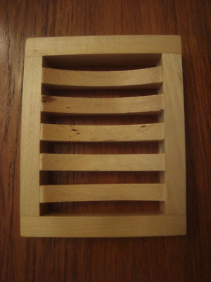 IKEA MOLGER Wood Soap Holder Soap Dish x 1 Solid Birch Molger Bathroom Kitchen