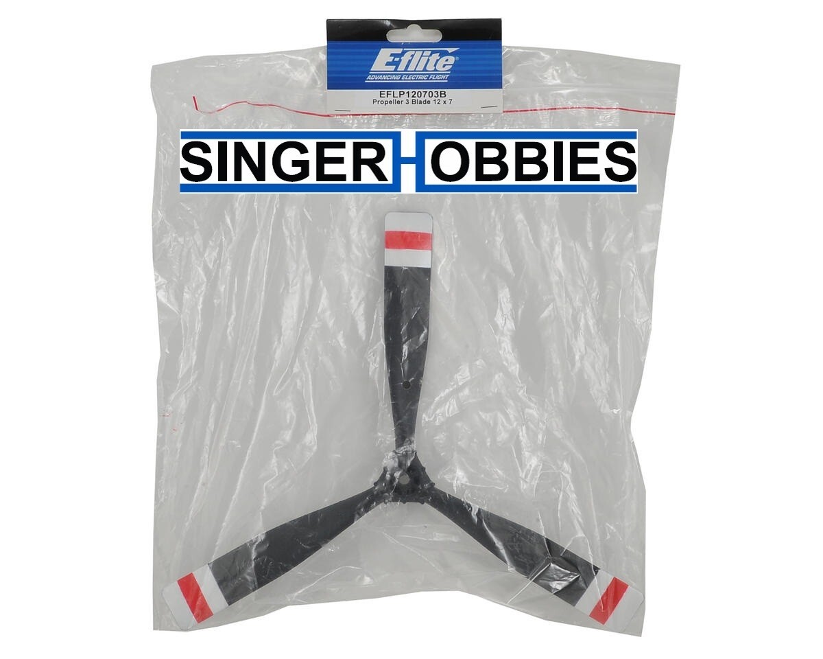 E-Flite EFLP120703B T-28 Trojan 12x7 3-Blade Propeller HH