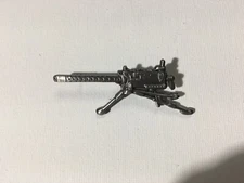 M-1919 BROWNING MACHINE GUN HAT PIN MEASURES 2 AND 1/2 INCHES