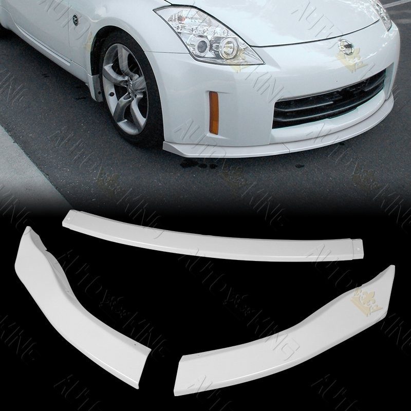 FOR 2006-2009 NISSAN 350Z Z33 GT-STYLE PAINTED WHITE FRONT BUMPER