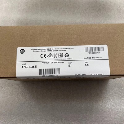 1769-L35E SER B CompactLogix 1.5 MB ENet Controller 1769L35E Factory US Free Tax