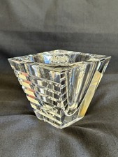Orrefors Horizon Crystal Bowl Jan Johansson Sweden Signed 77 5023 12 NAMT 1999