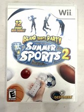 WII SUMMER APORTS 2: ISLAND SPORTS PARTY With Case