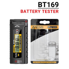 BT169 Digital Battery Tester AA AAA C D 9V Button Cell Voltage Checker Meter