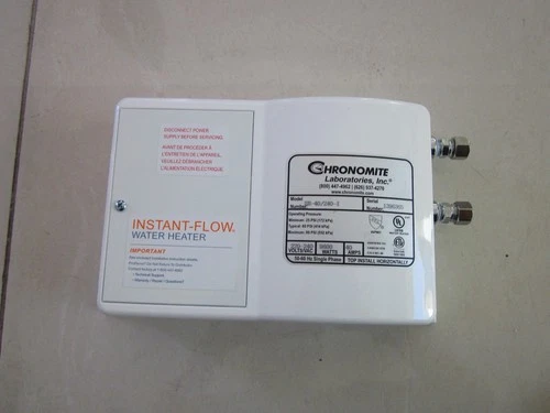 Chronomite SR-40/240-I -  1/2" Tankless Electric Water Heater 9600W Point-of-Use