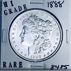 1888 MORGAN SILVER DOLLAR HI GRADE GENUINE U.S. MINT RARE COIN 8485