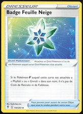 Carte Pokémon Badge Feuille Neige 159/203   Évolution Céleste Français