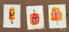 Original ACEO Art Card Popsicle Series of 3 watercolor and acrylic — photo 1