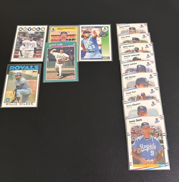 Kansas City Royals Baseball Card Lot (14) vintage