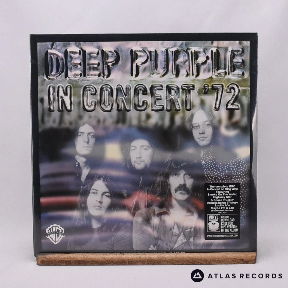 Deep Purple In Concert '72 180G 7' Double LP + 7" Single Vinyl Record - NEW - Image 2 of 4