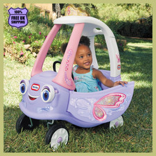 Little Tikes Cozy Coupe Fairy Kids Girls Ride On Push Car Indoor Outdoor Fun Toy