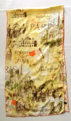 Vtg Seidentuch. Silk scarf Gebraucht in gutem Zustand. 100% Seide. 165cm*44cm