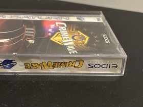 CrimeWave (Sega Saturn, 1997) Complete CIB with Registration Card Tested & Works