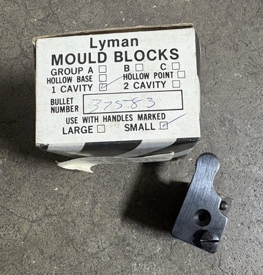 LYMAN/IDEAL 37583 375 CAL 145 GRAIN PLAIN BASE MOLD 38-55 FACTORY SHORT RANGE