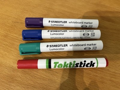 WhiteBoard Flipchart Marker Lumocolor ca. 2mm Linienbreite rot, lila, blau, grün