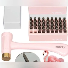 Metal Stamps Set with Hammer, Versatile Letter and Number Punch Jewelry Stamping