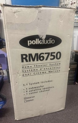Polk Audio RM6750 5.1 Channel Home Theater Speaker System Black