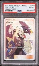 2019 Pokemon Hidden Fates Cynthia Full Art #SV82 PSA 8 on eBay