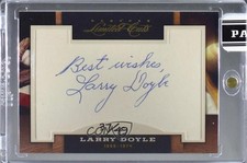 2011 Donruss Limited Cuts Cut Signatures 37/49 Larry Doyle #214 Auto rs4