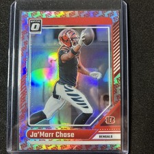 Jamarr Chase 2024 Panini Donruss Optic 100 Prizm #40 Bengals SP