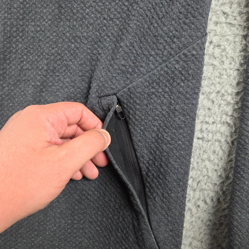 NASCAR Chicago Street Race Lululemon Texturizado Doble Tejido Sudadera Para Hombres L Gris Foto 4 de 4