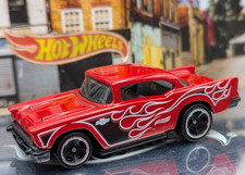 2026 Hw Hot Rods Design Exclusive 57 Chevy Redflamesmc5 Loose Hot Wheels