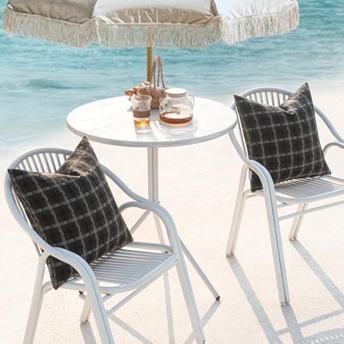 Pack of 2 Outdoor Waterproof Throw Pillow Covers Decorative Outdoor - Bild 6 von 6