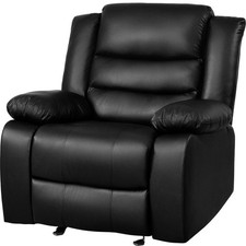 Oversized Manual Recliner Chair Rocking Comfort Ergonomic Soft Bed Living Room