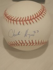 charlie hayes signed 1996 world series official baseball autographed 96 ws ball
