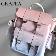 GRAFEA Leather Backpack  Gradient Pastel Colo...