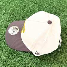 New Era Adjustable Baseball Cap White/Gray Men One Size Sports Theme