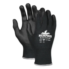 MCR Safety 9178NFL Kevlar/Nitrile Foam Gloves - Black/Large 1-Pair New