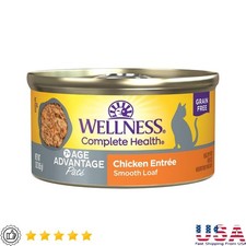 Grain-Free Wet Cat Food Chicken Pate Senior Nutrition 3oz Can Pack of 24 New 14.90 per gallon