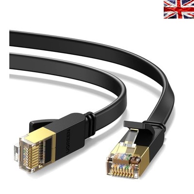 1 m Cat 7 flaches Ethernet-Kabel - High-Speed 10 Gbit/s für Gaming und Streaming
