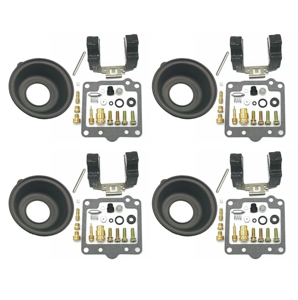 Kit de reparo de carburador 4 X ajuste para Suzuki GS1000G GS1000GL 1980-1981 diafragma - Imagem 2 de 4