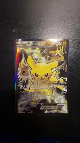 Pikachu EX XY124 Full Art Holo Black Star Promo 130 HP Pokémon Card PSA $5,000+