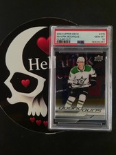 2024-25 Mavrik Bourque PSA 10 Young Guns Clear Cut Rookie #215  Dallas Stars UD