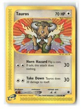 Tauros Common Expedition Base Set 133/165 Pokemon Moderately Played on eBay