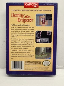 Destiny of an Emperor Nintendo NES 1990 Complete in Box CIB! L@@K!