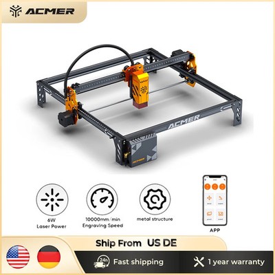 6W Laser EngravingMachine With Honeycomb Board Ultra-thin Laser Acrylic Engraver