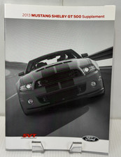 2013 Ford Mustang Shelby GT 500 Supplement Owners Manual BOOK OEM USED