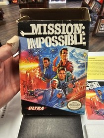 Mission Impossible (Nintendo NES) CIB Completo. &iexcl;Debe verlo!!